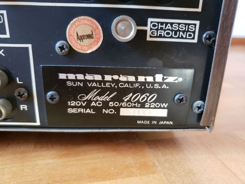 Marantz model 4060 integrated - model,